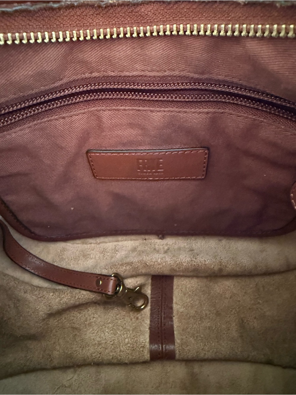 Frye Brown Leather Crossbody Bag - Picture 7 of 9